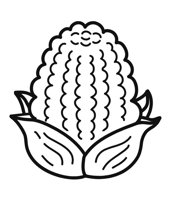 tô màu bắp ngô 6