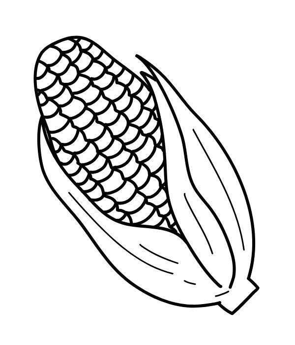 tô màu bắp ngô 9