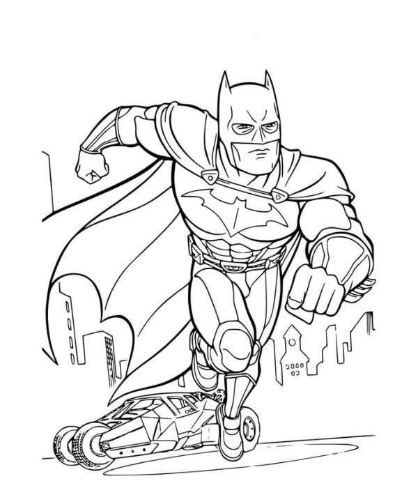 tô màu batman 8