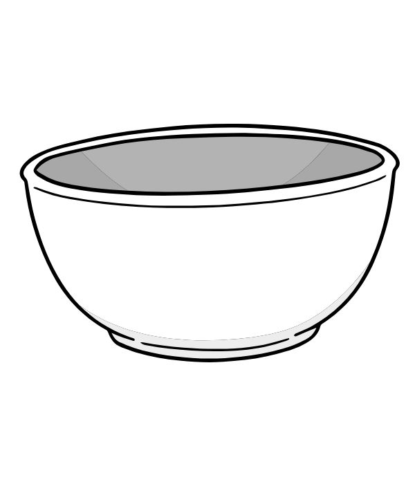 tô màu cái bát 1
