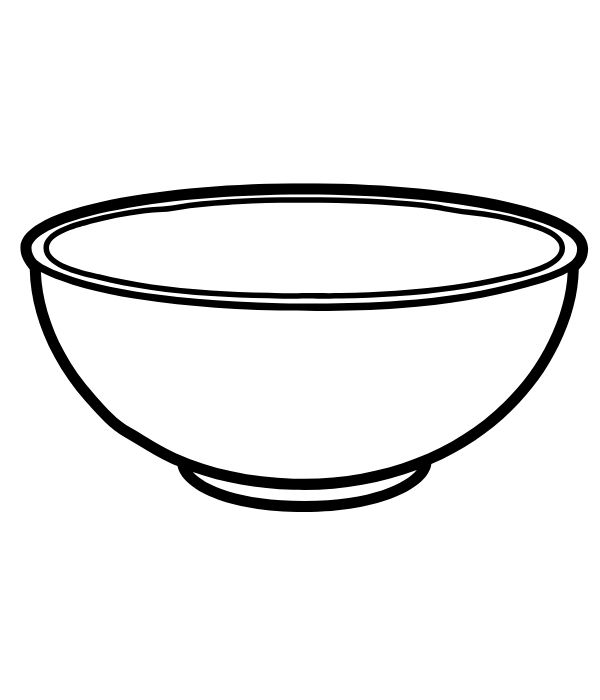 tô màu cái bát 10