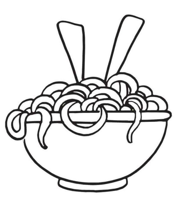 tô màu cái bát 18