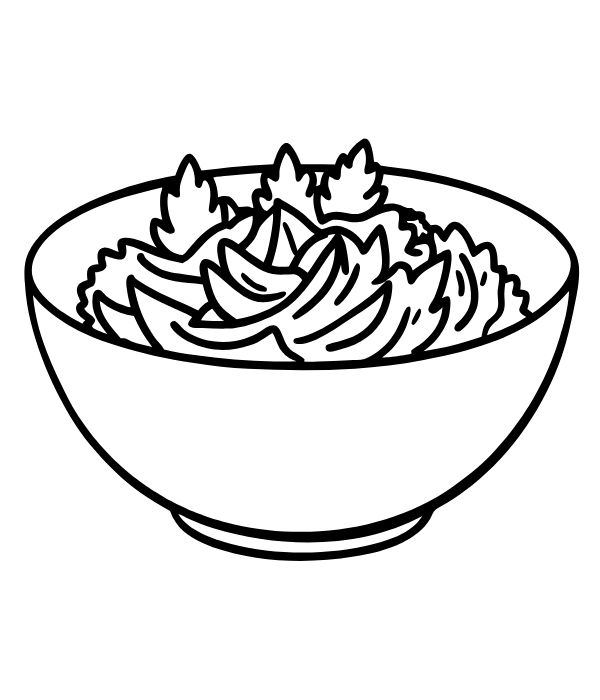 tô màu cái bát 3