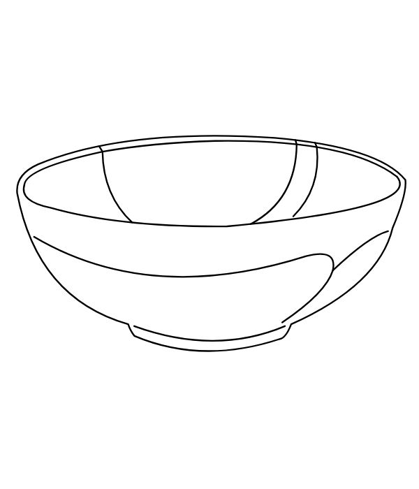 tô màu cái bát 5