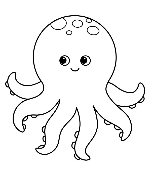 tô màu con bạch tuộc