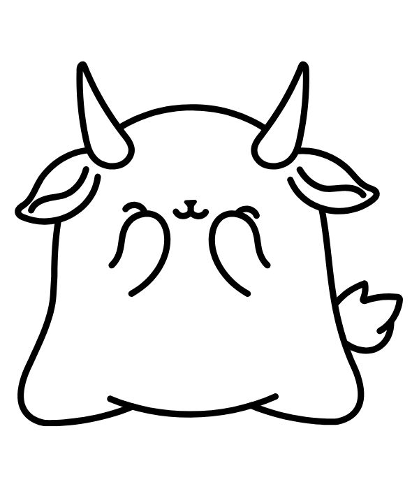 tô màu con dê 16