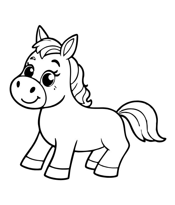 tô màu con ngựa 11