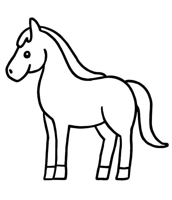 tô màu con ngựa 12