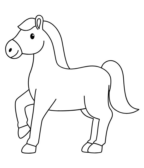 tô màu con ngựa 13