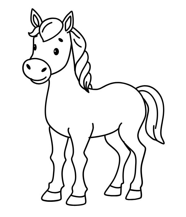 tô màu con ngựa 14