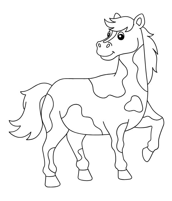 tô màu con ngựa 20