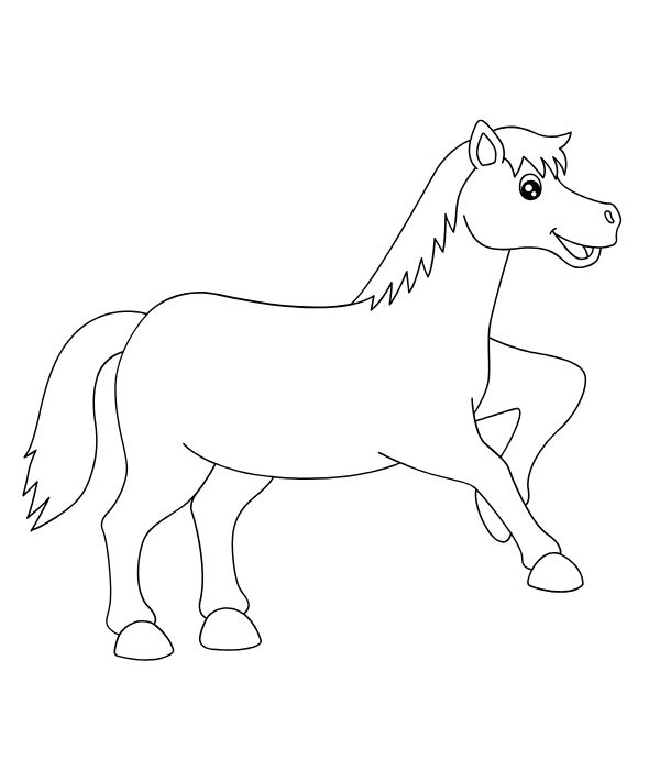tô màu con ngựa 27