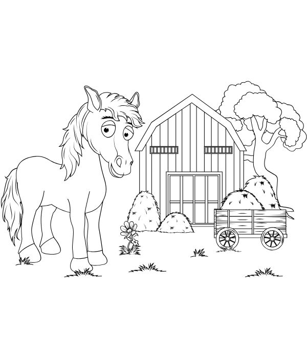 tô màu con ngựa 29