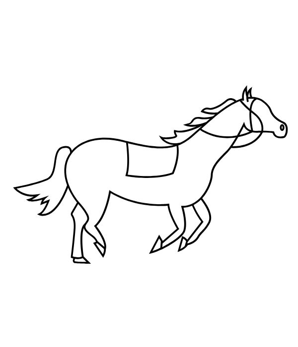 tô màu con ngựa 31