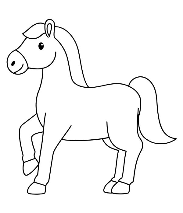tô màu con ngựa 7