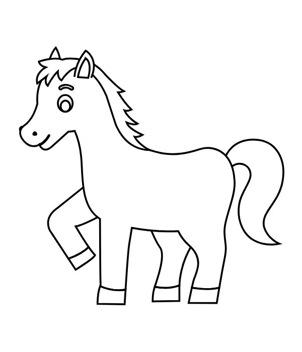tô màu con ngựa 9