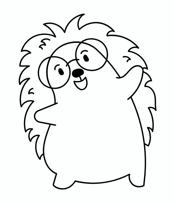 tô màu con nhím 10