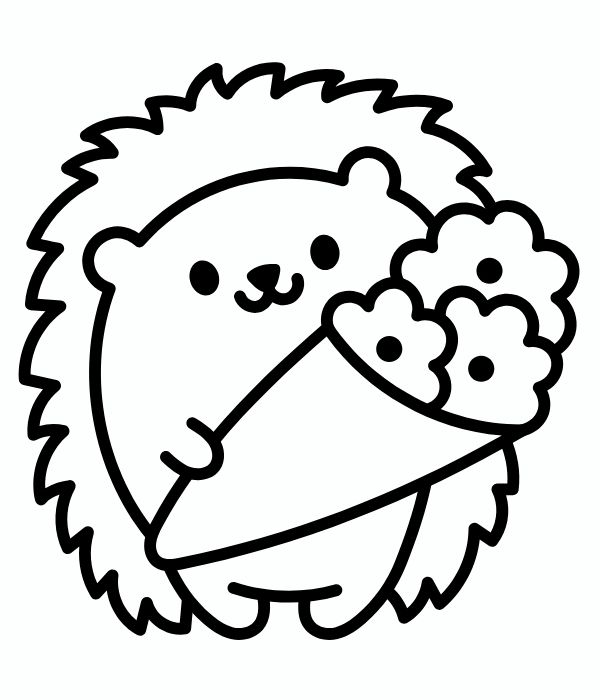 tô màu con nhím 4