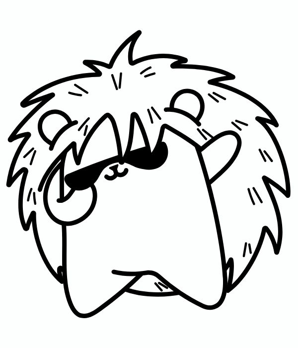 tô màu con nhím 9