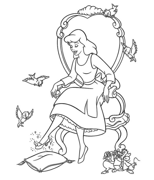 tô màu công chúa lọ lem 10