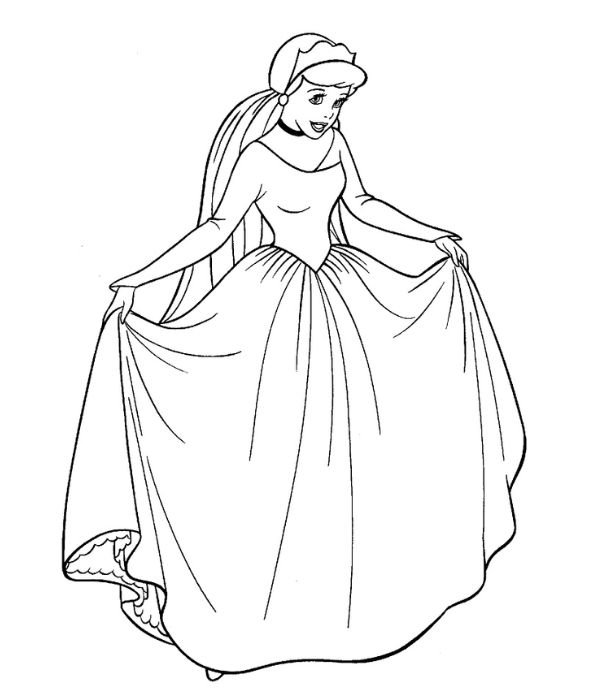 tô màu công chúa lọ lem 24