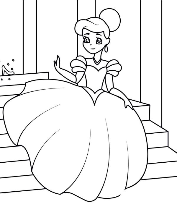 tô màu công chúa lọ lem 37