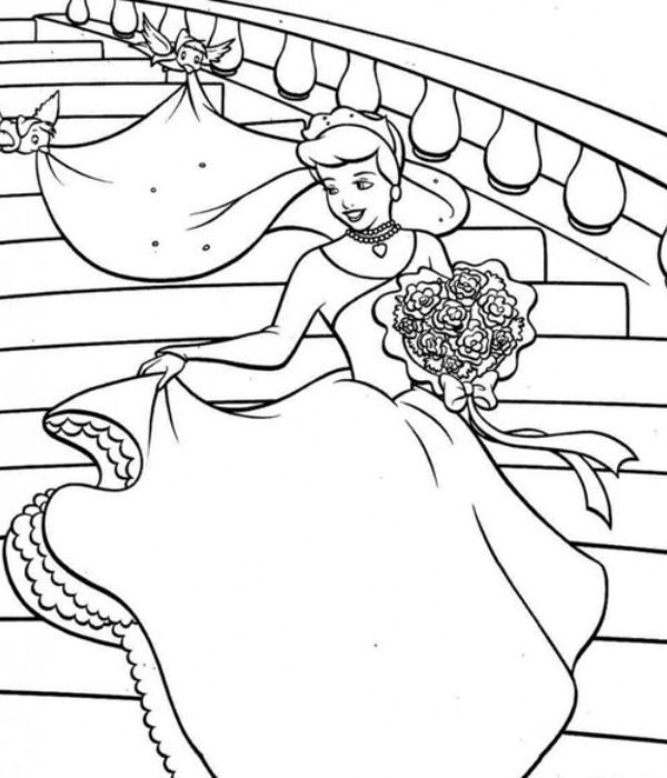 tô màu công chúa lọ lem 7