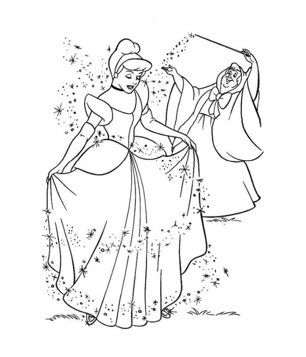 tô màu công chúa lọ lem 8