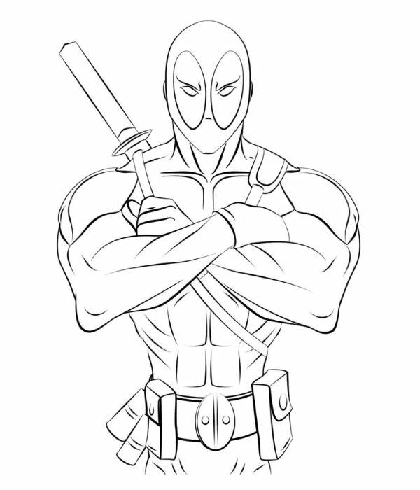 tô màu deadpool 14