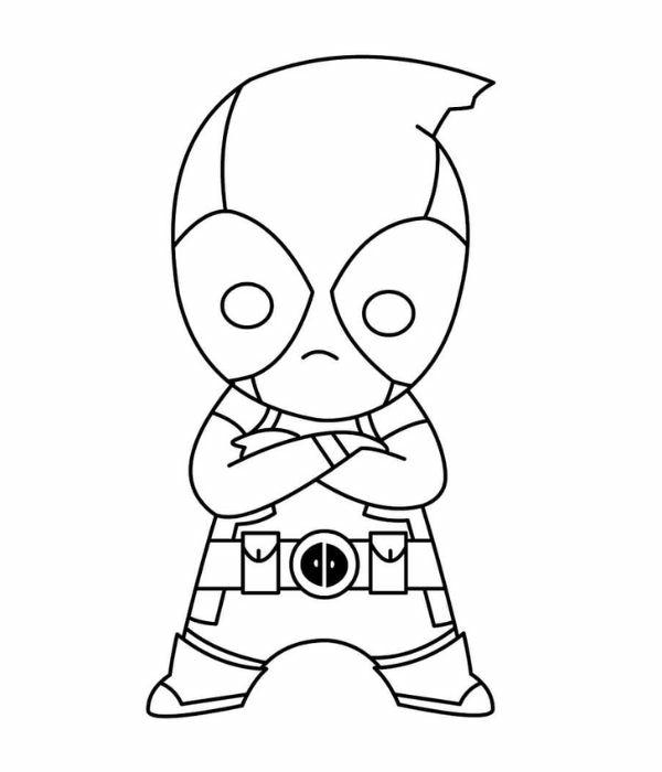 tô màu deadpool 15