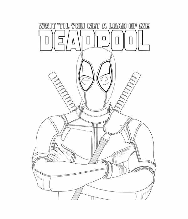 tô màu deadpool 17