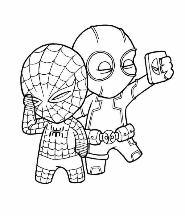 tô màu deadpool 19