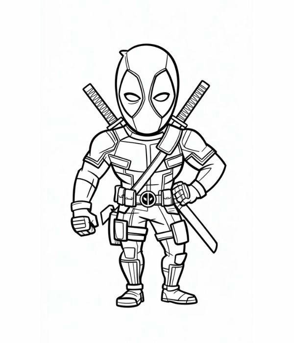 tô màu deadpool 29