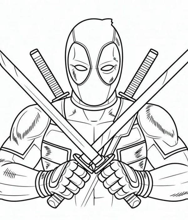 tô màu deadpool 31