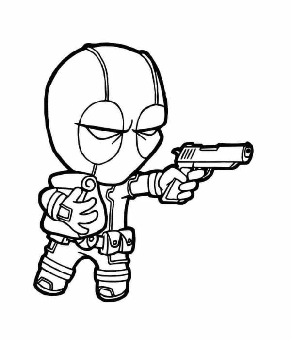 tô màu deadpool 4