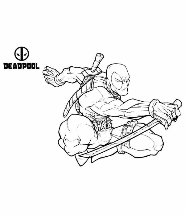 tô màu deadpool 8