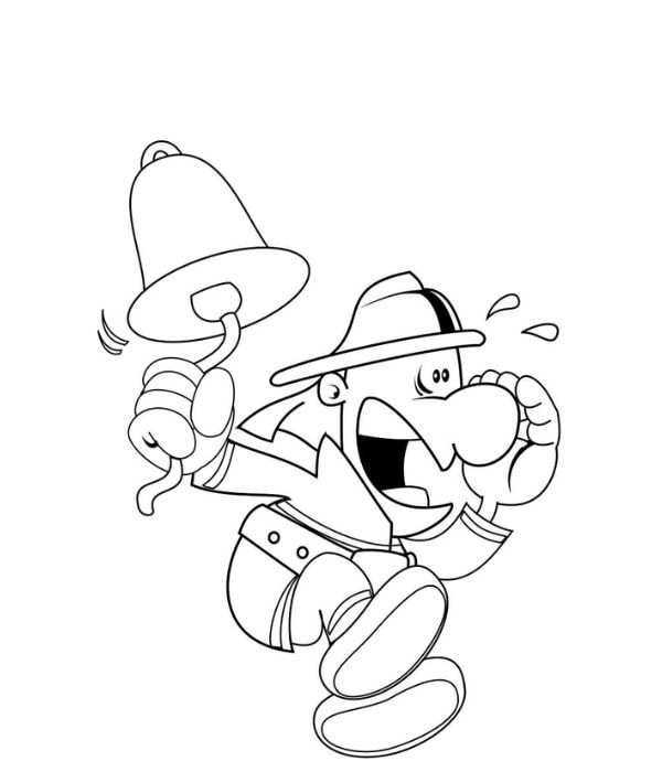 tô màu lính cứu hỏa 11