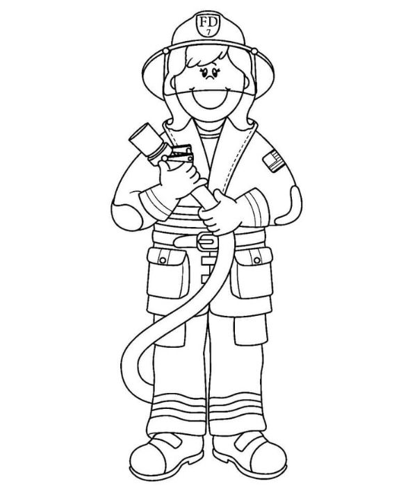 tô màu lính cứu hỏa 13
