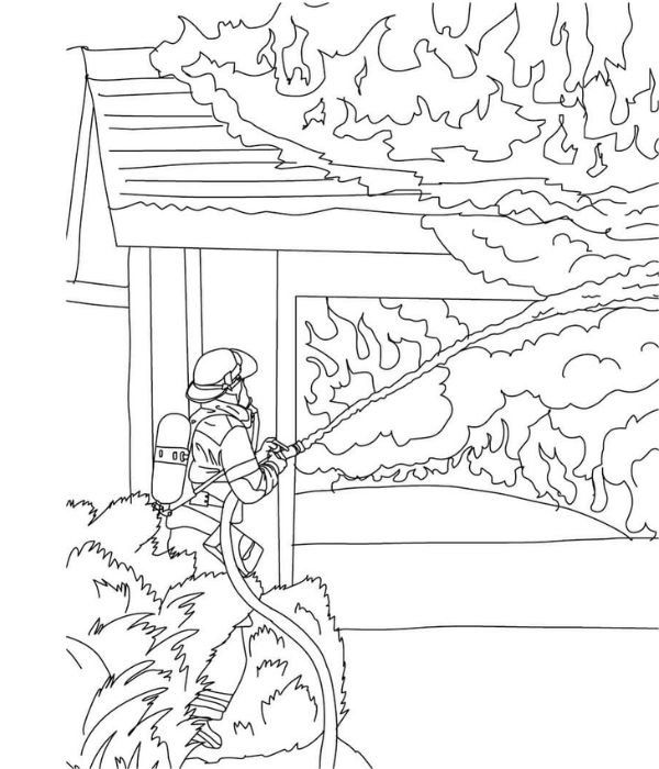 tô màu lính cứu hỏa 17