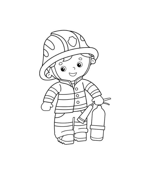 tô màu lính cứu hỏa 31