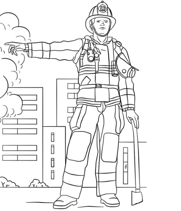 tô màu lính cứu hỏa 5