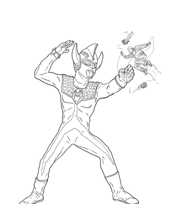 tô màu siêu nhân điện quang 17