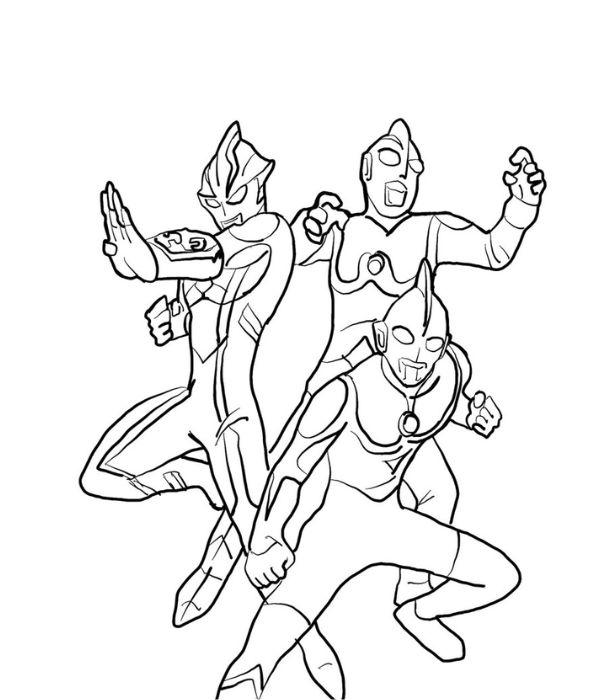 tô màu siêu nhân điện quang 19