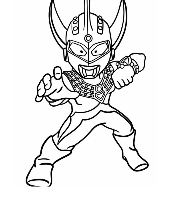 tô màu siêu nhân điện quang 23