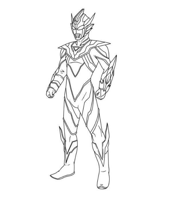 tô màu siêu nhân điện quang 24