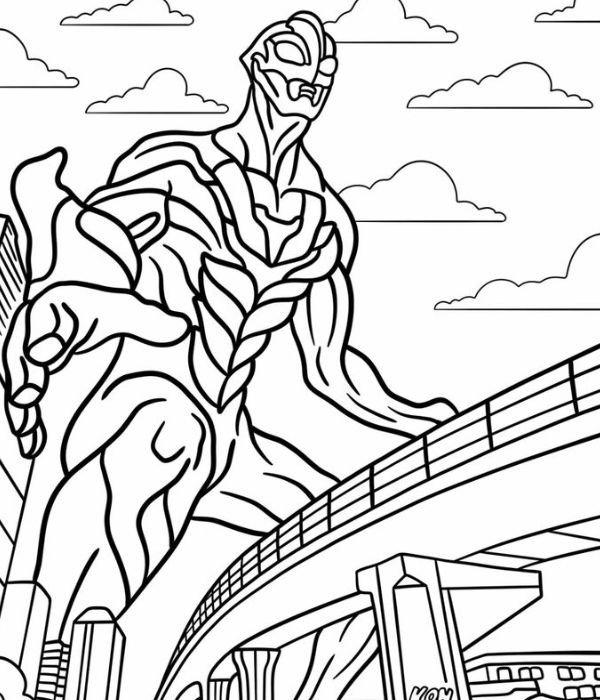 tô màu siêu nhân điện quang 33