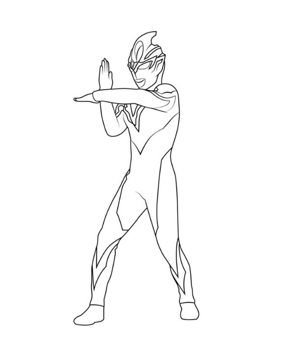 tô màu siêu nhân điện quang 34