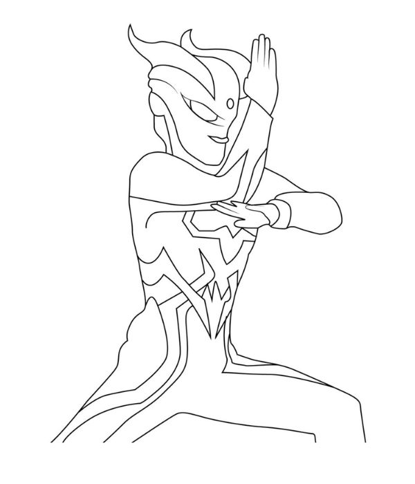 tô màu siêu nhân điện quang 35