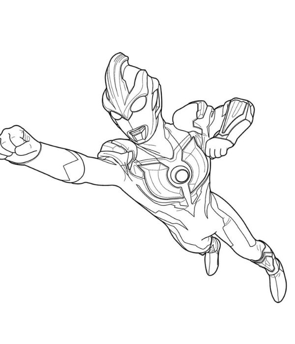 tô màu siêu nhân điện quang 4