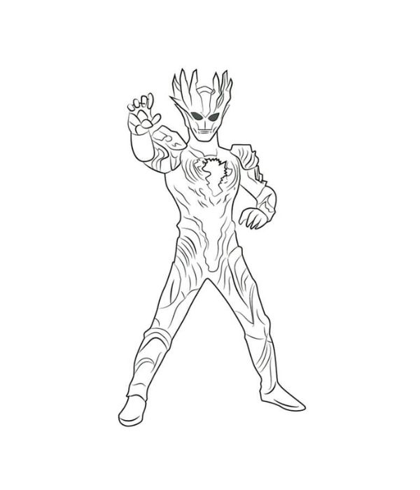 tô màu siêu nhân điện quang 8